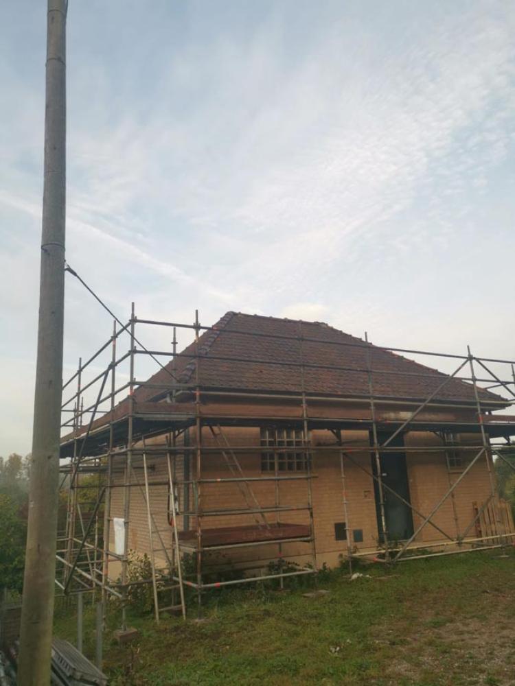 reconstruction de toiture et gouttieres en zinc à Calais